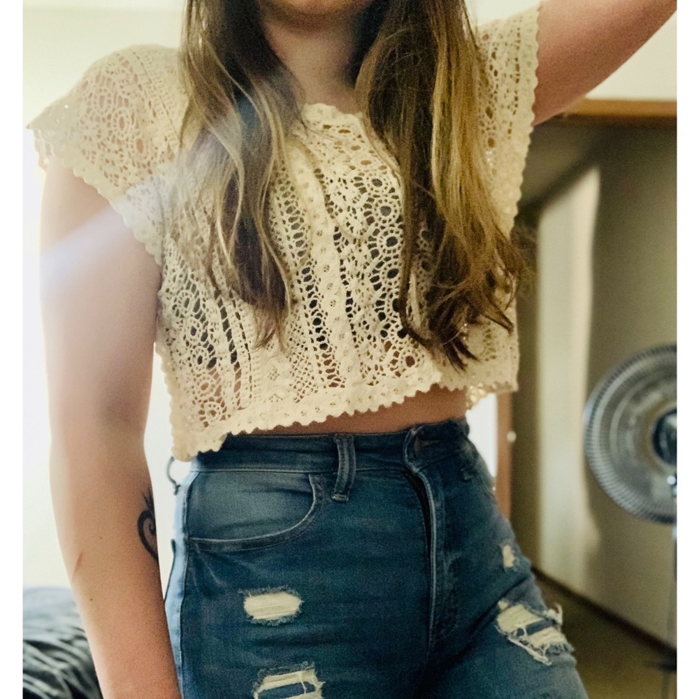 Lace/Crochet Crop Top